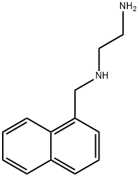 N-(1-naphthylmethyl)ethane-1,2-diamine Structural