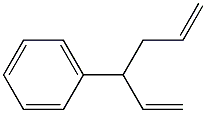 Benzene, (1-ethenyl-3-butenyl)- Structural