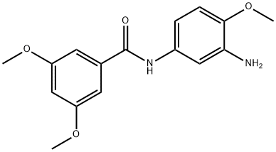 N-(3-amino-4-methoxyphenyl)-3,5-dimethoxybenzamide Structural