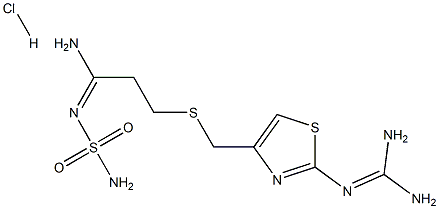 famotidine hydrochloride Structural
