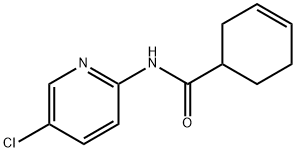 N-(5-chloro-2-pyridinyl)-3-cyclohexene-1-carboxamide Structural