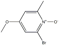 2-bromo-6-methyl-4-methoxy-pyridine 1-oxide