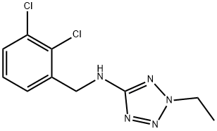 N-(2,3-dichlorobenzyl)-N-(2-ethyl-2H-tetraazol-5-yl)amine Structural