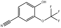 4-hydroxy-3-(trifluoromethoxy)benzonitrile Structural