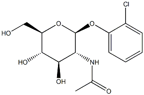 N-((2S,3R,4R,5S,6R)-2-(2-chlorophenoxy)-4,5-dihydroxy-6-(hydroxymethyl)tetrahydro-2H-pyran-3-yl)acetamide Structural