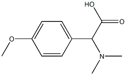 Dimethylamino-(4-methoxy-phenyl)-acetic acid Structural