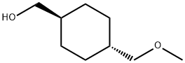 trans-4-(Methoxymethyl)cyclohexylmethanol Structural