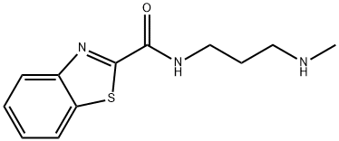 N-[3-(methylamino)propyl]-1,3-benzothiazole-2-carboxamide Structural