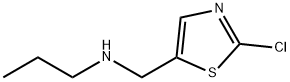 N-((2-Chlorothiazol-5-yl)methyl)propan-1-amine Structural