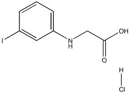 RS-3-iodophenylglycine hydrochloride Structural