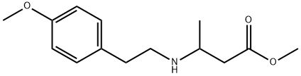 methyl 3-{[2-(4-methoxyphenyl)ethyl]amino}butanoate Structural