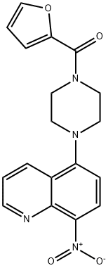 furan-2-yl[4-(8-nitroquinolin-5-yl)piperazin-1-yl]methanone Structural
