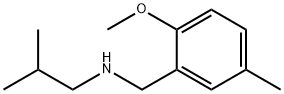 Isobutyl-(2-methoxy-5-methyl-benzyl)-amine Structural