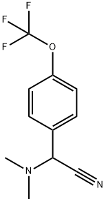 Dimethylamino-(4-trifluoromethoxy-phenyl)-acetonitrile Structural