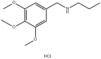 propyl[(3,4,5-trimethoxyphenyl)methyl]amine hydrochloride Structural