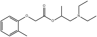 o-Tolyloxy-acetic acid 2-diethylamino-1-methyl-ethyl ester Structural