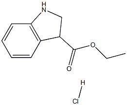 Ethyl indoline-3-carboxylate hydrochloride Structural