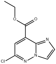 Imidazo[1,2-b]pyridazine-8-carboxylic acid, 6-chloro-, ethyl ester Structural