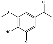 Ethanone,1-(3-chloro-4-hydroxy-5-methoxyphenyl)- Structural
