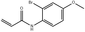 N-(2-bromo-4-methoxyphenyl)acrylamide Structural