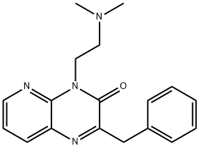 Pyrido[2,3-b]pyrazin-3(4H)-one,4-[2-(dimethylamino)ethyl]-2-(phenylmethyl)- Structural
