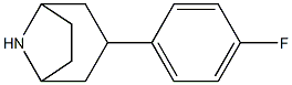 endo-3-(4-fluoro-phenyl)-8-aza-bicyclo[3.2.1]octane Structural