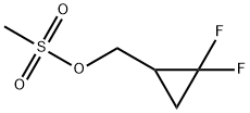 Methanesulfonic acid 2,2-difluoro-cyclopropylmethyl ester Structural