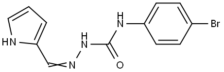 Hydrazinecarboxamide,N-(4-bromophenyl)-2-(1H-pyrrol-2-ylmethylene)- Structural