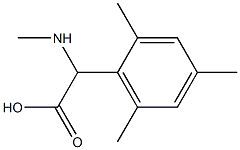 Methylamino-(2,4,6-trimethyl-phenyl)-acetic acid Structural