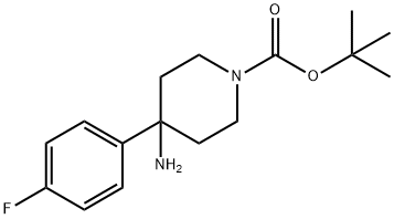 tert-Butyl 4-amino-4-(4-fluorophenyl)piperidine-1-carboxylate