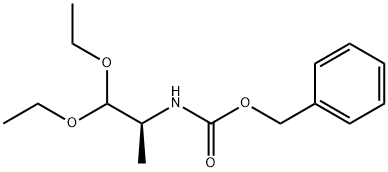benzyl (1,1-diethoxypropan-2-yl)carbamate Structural