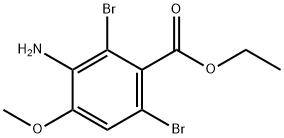 Ethyl 3-Amino-2,6-dibromo-4-methoxybenzoate Structural