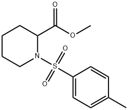 methyl 1-[(4-methylphenyl)sulfonyl]piperidine-2-carboxylate Structural