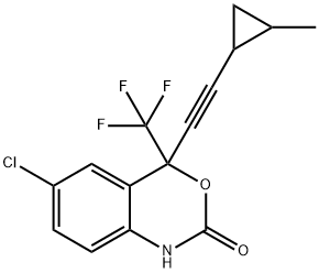 6-chloro-4-[2-(2-methylcyclopropyl)ethynyl]-4-(trifluoromethyl)-1H-3,1-benzoxazin-2-one