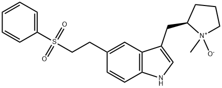 5-[2-(benzenesulfonyl)ethyl]-3-[[(2R)-1-methyl-1-oxidopyrrolidin-1-ium-2-yl]methyl]-1H-indole