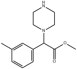Piperazin-1-yl-m-tolyl-acetic acid methyl ester Structural