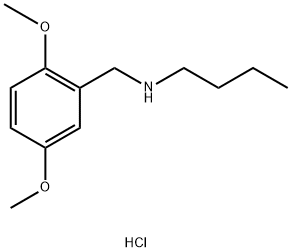 butyl[(2,5-dimethoxyphenyl)methyl]amine hydrochloride Structural