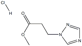 methyl 3-(1H-1,2,4-triazol-1-yl)propanoate hydrochloride Structural