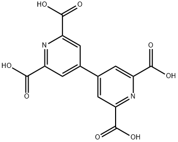 [4,4'-Bipyridine]-2,2',6,6'-tetracarboxylic acid Structural