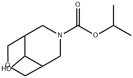 isopropyl-9-hydroxy-3-oxa-7-azabicyclo[3.3.1]nonane-7-carboxylate Structural