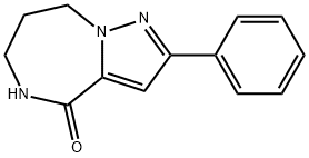 5,6,7,8-tetrahydro-2-phenylpyrazolo[1,5-a][1,4]diazepin-4-one