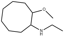 Ethyl-(2-methoxy-cyclooctyl)-amine Structural