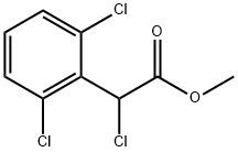 Chloro-(2,6-dichloro-phenyl)-acetic acid methyl ester Structural