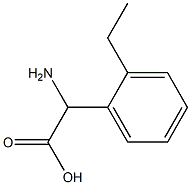 2-AMINO-2-(2-ETHYLPHENYL)ACETIC ACID Structural