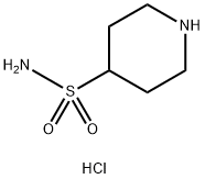 piperidine-4-sulfonamide:hydrochloride Structural