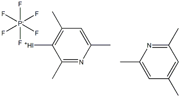 BIS(2,4,6-TRIMETHYLPYRIDINE)IODINE(I) HEXAFLUOROPHOSPHATE Structural
