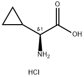 S-2-Cyclopropylglycine hydrochloride Structural