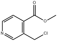 METHYL 3-(CHLOROMETHYL)ISONICOTINATE Structural