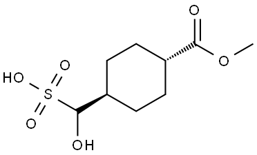 hydroxy((1r,4r)-4-(methoxycarbonyl)cyclohexyl)methanesulfonic acid Structural