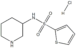 N-piperidin-3-ylthiophene-2-sulfonamide:hydrochloride Structural